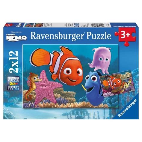 Ravensburger Disney Finding Nemo 2x 12pc Jigsaw Puzzles 2L2I2P