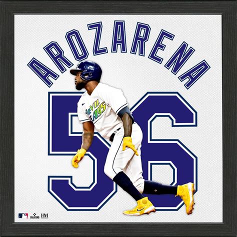 Randy Arozarena Tampa Bay Rays Impact Jersey Frame Shop The Orlando