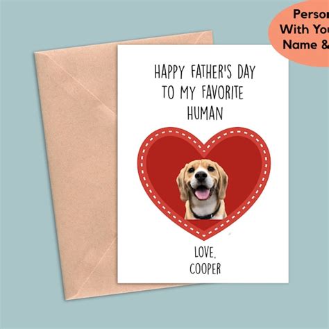 Dog Fathers Day Card - Etsy