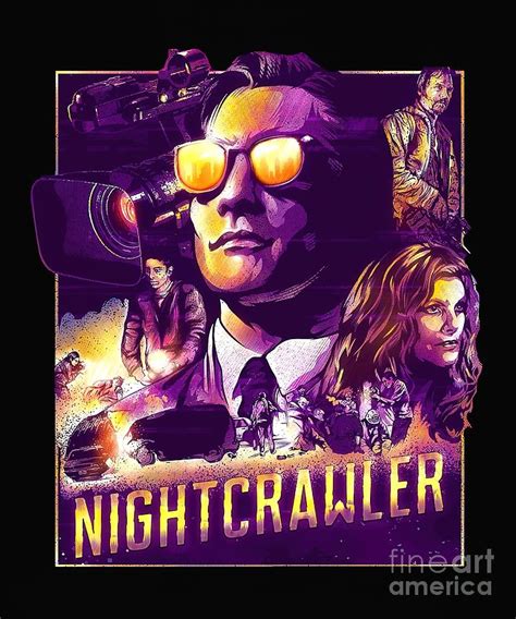 Cult Director Dan Gilroy Nightcrawler Movie Film Painting By Stevens