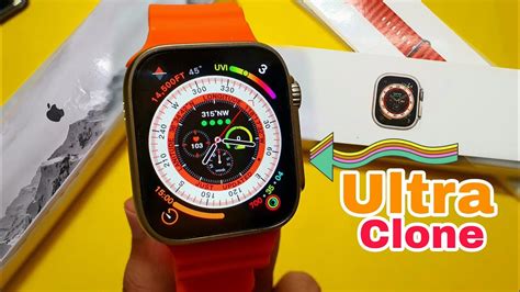 Apple Watch Ultra Clone Unboxing Review Series 8 Ultra Ultra Watch