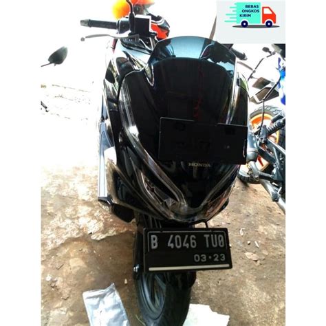 Jual COD Breket Braket Plat Nomor PCX Lokal Bracket Plat NOPOL Pcx