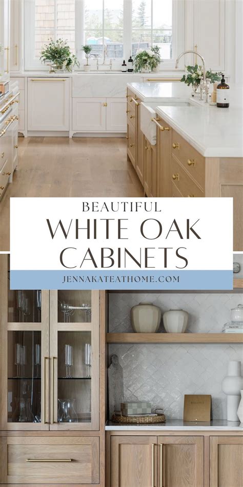 12 Beautiful Examples Of Kitchens With White Oak Cabinets White Oak