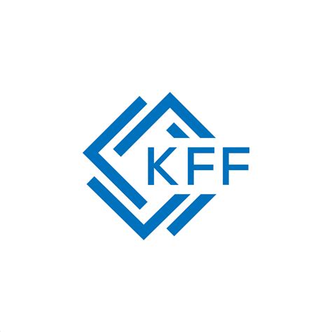 Kff Letra Logo Diseño En Blanco Antecedentes Kff Creativo Circulo