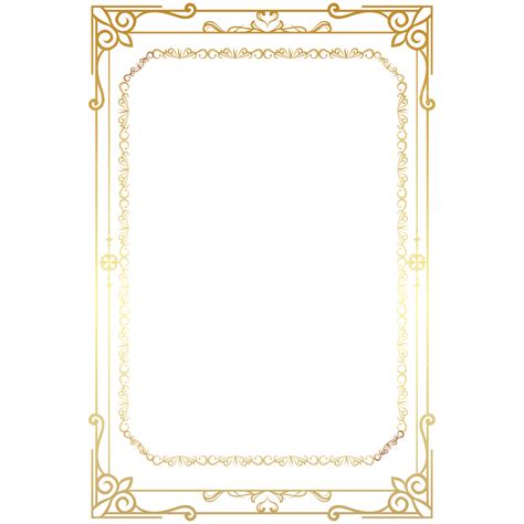 European Frame Vector Png Images European Four Sided Hollow Frame