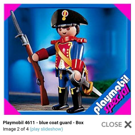 Playmobil 4611 Blue Coat Guard MINT In Box Hobbies Toys Toys