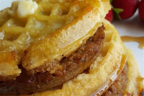 waffle breakfast sandwich | peta2