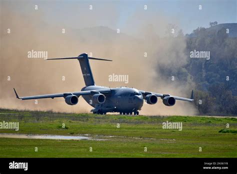 C 17s From Mcchord And Travis Air Force Bases Practiced Takeoffs And Landings At The Schooner