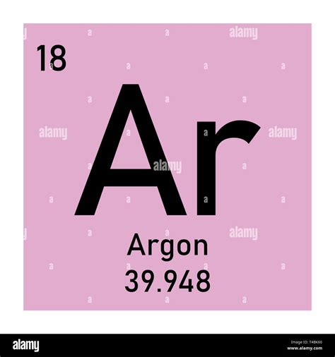 Periodic Table Argon Chemical Formula Definition Chemistry Doctorkery