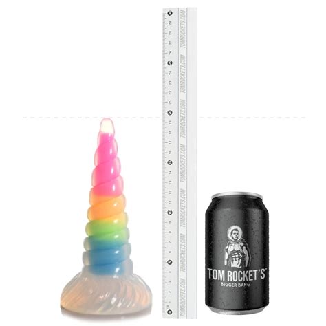 UniGlow Glow In The Dark Unicorn Dildo Dildos Anal Play Toys