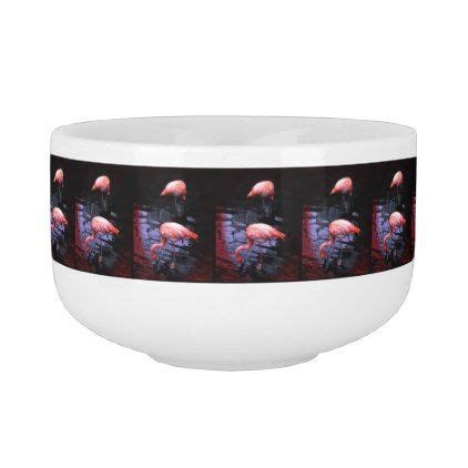 Pink Flamingos Soup Bowl Zazzle Pink Flamingos Photography Gifts