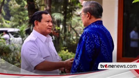 Ini Penampakan Saat Prabowo Subianto Minta Doa Restu Ke Sby Sebelum