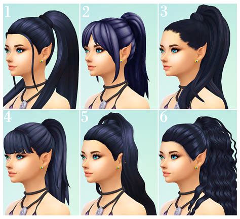 Sims 3 High Ponytail