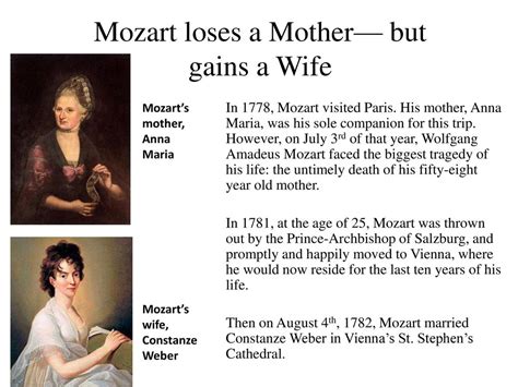 Mozart And His Wife