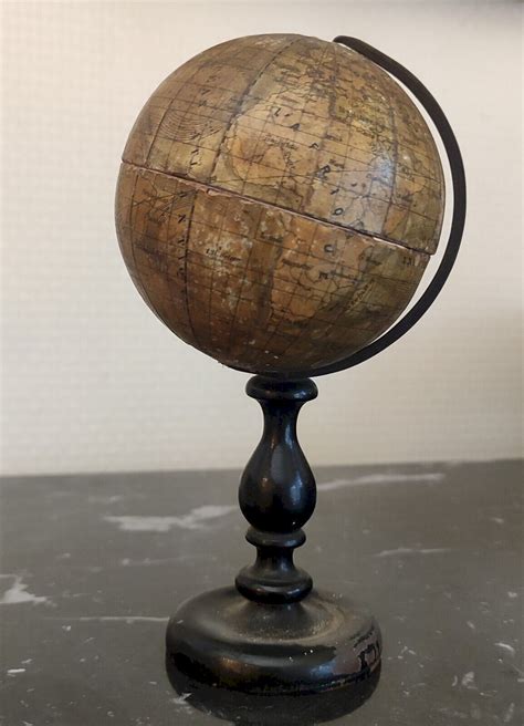 Mini Globe Terrestre Napol On Iii Ancienne Petite Mappemonde Z B Me