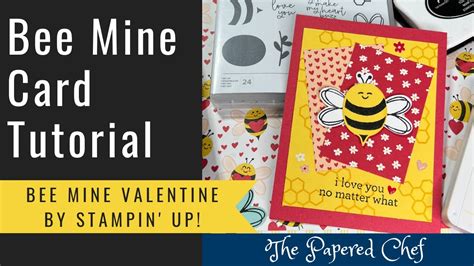 Sneak Peek Bee My Valentine Bee Mine DSP By Stampin Up YouTube