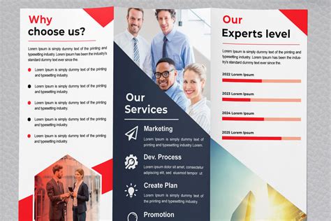 Trifold Brochure Leaflet Layout Instant Download Canva Editable