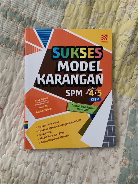 Sukses Model Karangan Spm Kssm Tingkatan Buku Rujukan Karangan