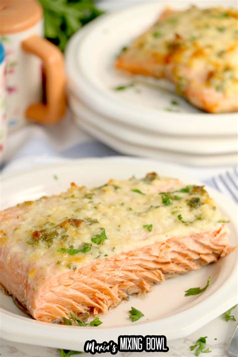 Baked Salmon With Mayo