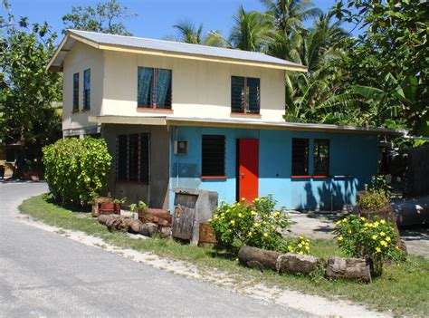 Homes in Tuvalu - Travel Photos by Galen R Frysinger, Sheboygan, Wisconsin