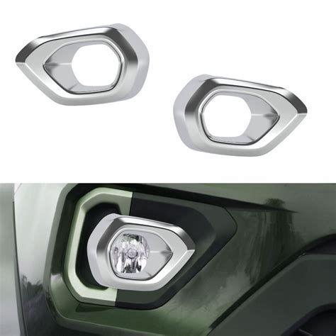 Tata Nexon Onwards Fog Light Chrome Garnish Cover Set Of Pcs