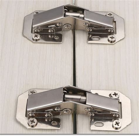 2pc Heavy Duty Cabinet Door Hinge 90 Degree Hydraulic Hinge No Drilling