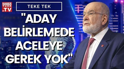 6 lı masanın adayı kim olacak Temel Karamollaoğlu yanıtladı YouTube