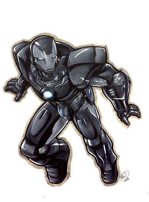 Iron Man Stealth Armor by AdamWithers on DeviantArt