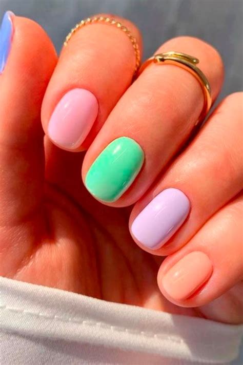 Simple Short Nails Art Ideas Nail Art Diy Easy Easy Diy Pastel Shorts