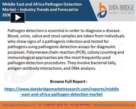 Ppt Middle East And Africa Pathogen Detection Market Powerpoint