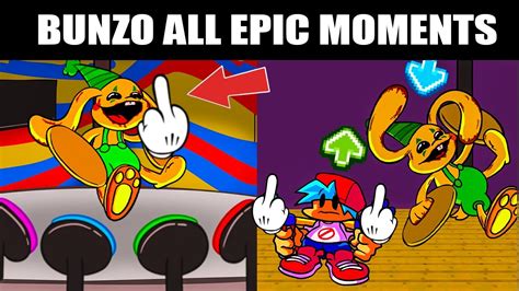 Friday Night Funkin Vs Bunzo Bunny All Epic Moments Bunzo Bunny Poppy