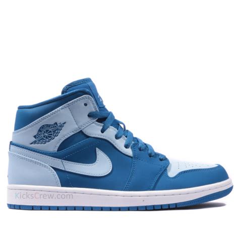 Air Jordan 1 Mid Team Royalice Blue White 554724 400