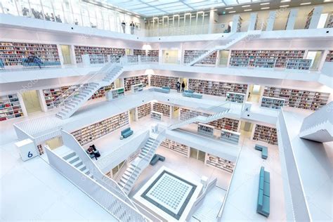 Stuttgart library interior – Stock Editorial Photo © ozimicians #41210401