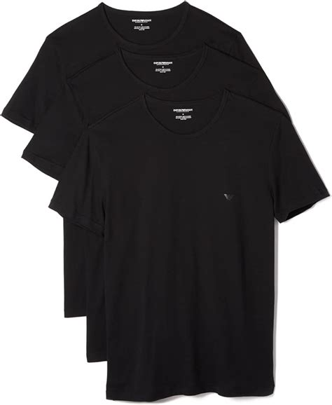 Emporio Armani Cotton Crew T Shirt 3 Pack Sale Online Innoitus Au