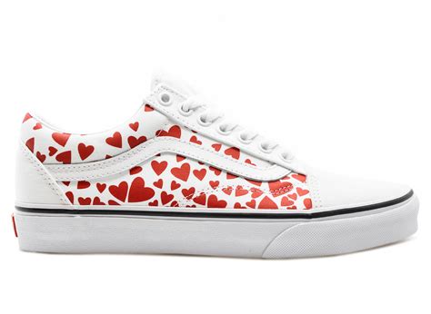 Womens Vans Old Skool Valentines Hearts Oneness Boutique