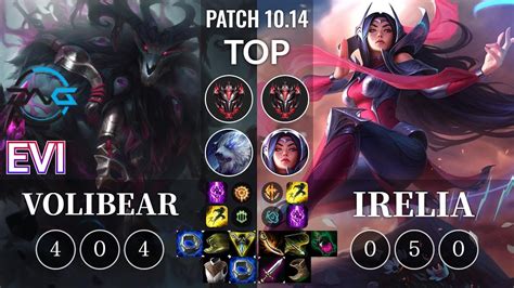 DFM Evi Volibear Vs Irelia Top KR Patch 10 14 YouTube