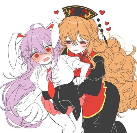 Reisen Udongein Inaba And Junko Touhou Drawn By Zmdkdbwjdla Danbooru