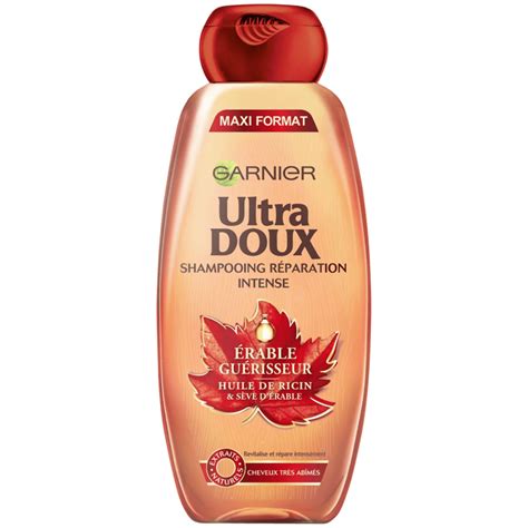 Garnier Ultra Doux Shampoing à Lérable Guérisseur Action Fr