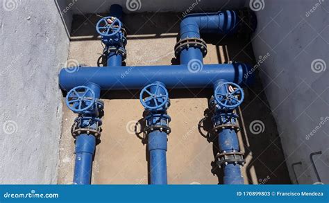 Water manifold system stock image. Image of distribution - 170899803