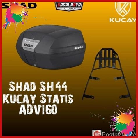 Jual Paket Box Shad Sh44 Bracket Kucay Statis Adv160 Adv 160 Sag