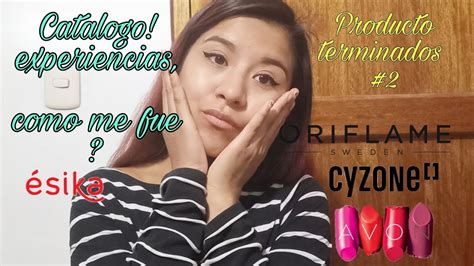 PRODUCTOS TERMINADOS 2 Esika cyzone oriflame y más de catalogo YouTube