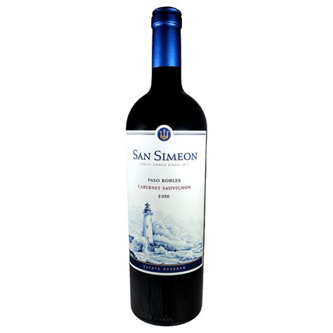 San Simeon 2020 Estate Reserve Paso Robles Cabernet Sauvignon White