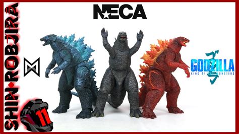 NECA Godzilla 2019 Atomic Blast Godzilla Burning Godzilla Triple