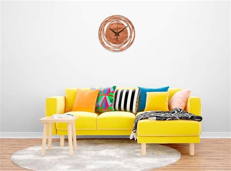 Modern Wood Wall Clockwall Clock Uniquewall Clock - Etsy