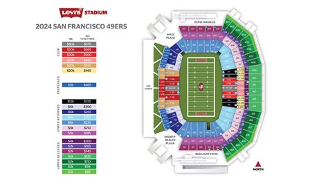 Levi's® Stadium Seating Map - Levi's® Stadium