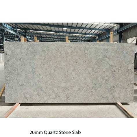 Polished Mm Light Grey Quartz Stone Slab For Walls At Rs Sq Ft