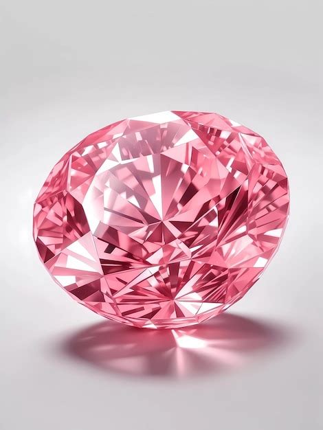 Premium AI Image | Diamond pink crystal Gemstone