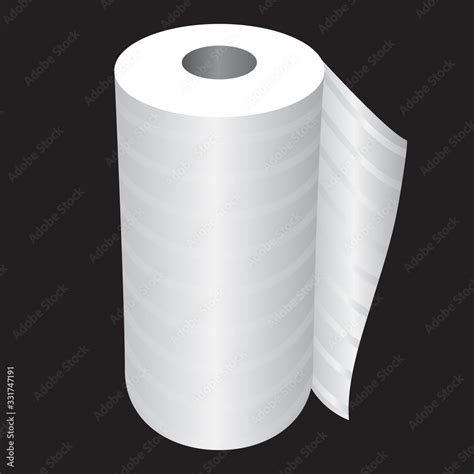 paper towel roll in color Stock Vector | Adobe Stock