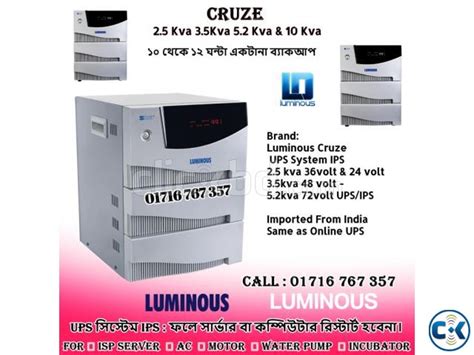 Luminous Ips Cruze Kva Volt Clickbd