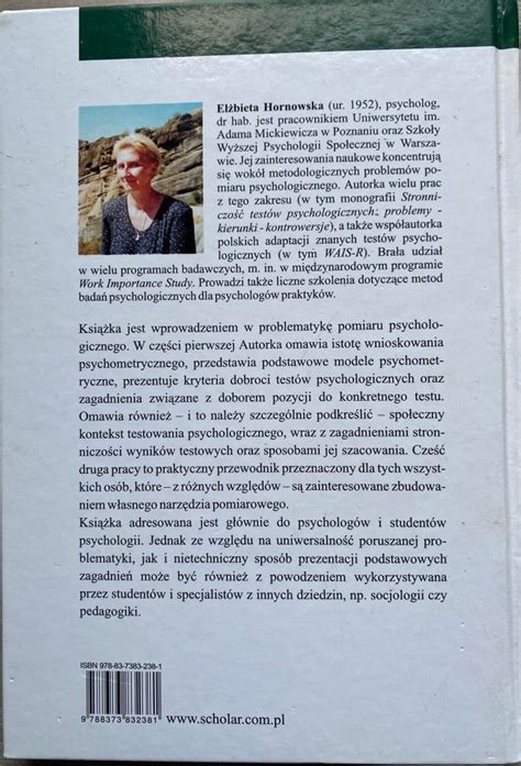 Testy Psychologiczne Teoria I Praktyka Hornowska Czapury Kup